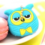 Anime Cat Key Cap Silicone Minion Key Chain Women Bag Charm Key Holder Stitch Key Ring Owl Keychain Mickey Hello Kitty Key Cover