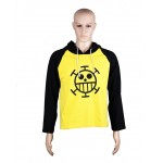 Anime Cosplay One Piece Costume Trafalgar Law Hoodies Masquerade Clothes Top for Man Women Long Sleeve Plus Size