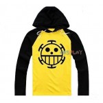 Anime Cosplay One Piece Costume Trafalgar Law Hoodies Masquerade Clothes Top for Man Women Long Sleeve Plus Size