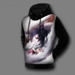 Anime Fairy Tail 3D Print Hoodies And Sweatshirts Men Hooded Pullovers Natsu Dragneel & Lucy Heartphilia Printed Fleece Hoody 