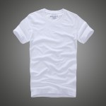 Anjoyfitch&kevin af t-shirt 100% cotton solid O-Neck short sleeve