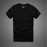 Anjoyfitch&kevin af t-shirt 100% cotton solid O-Neck short sleeve