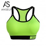 Anself 2017 Hot Sexy Women Tank Top Fitness Women Racerback Bra Padded Underwear Cropped Vest Summer Bralette Crop Top