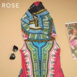 Aproms Boho Gypsy Tribal Hoodie Tunic Dress Women Sundress Traditional African Print Dashiki Dresses Sexy Bodycon Party Dress 