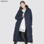 Arbitmatch Winter jacket Women Warm 90% White Duck Down Female X-Long Thick Hooded Coat Ladies Parka Womens Down Jackets Outwear