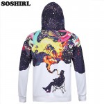 Artistic Jazz Hoodie Novelty Painter Creative Sweatshirts Spring/Autumn Casual Tops Clothing Print Ceatividad Smoking Man Tops