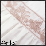 Artka Women's Vintage Cotton Dress 2015 New Summer Embroidery Design O-Neck Woman Slim White Dresses LA11153X