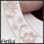 Artka Women's Vintage Cotton Dress 2015 New Summer Embroidery Design O-Neck Woman Slim White Dresses LA11153X