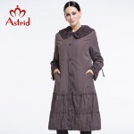 Astrid 2015 New Spring Fashion Casual Women's Trench Coat Long Outerwear Purple Clothes For Lady Good Quality AS-8162