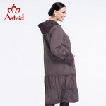 Astrid 2015 New Spring Fashion Casual Women's Trench Coat Long Outerwear Purple Clothes For Lady Good Quality AS-8162