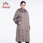 Astrid 2015 New Spring Fashion Casual Women's Trench Coat Long Outerwear Purple Clothes For Lady Good Quality AS-8162