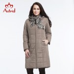 Astrid 2016 New Women's winter jacket Casual Fashion Women Parka Leopard Hooded Female Coat Brand Parka Plus Size AM-2606