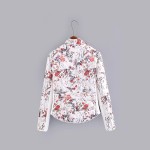 Autumn Winter New Women Fashion Floral Print High Quality Quilted Jacket, Female Vintage Elegant Slim Cotton Baseball Jackets 