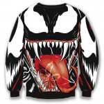 Autumn Winter newest men women novelty 3D sweatshirt graphic print big mouth Tongue 3d hoodies hip hop punk pullovers hoodies