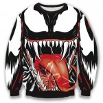 Autumn Winter newest men women novelty 3D sweatshirt graphic print big mouth Tongue 3d hoodies hip hop punk pullovers hoodies