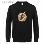 Autumn winter The Flash Man Sweatshirt New The Flash Laboratory Star Labs Men Long Sleeve O Neck Fleece Hoodies Sweatshirts