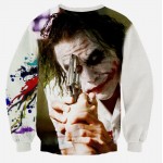 Autumn/winter new sweatshirt men's fashion 3D sweatshirt novelty gun clown printing sudaderas size S-XL