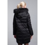 BASIC-EDITIONS new winter down jacket  with fur hood White Duck Down  Winter Coat Women jacket - 13W-55  Free shipping