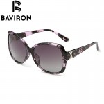 BAVIRON City Eye Tortoise Sunglasses Women Polarized Lenses Glasses Retro Sunglasses Style Gradient Colors Rays UV400 Gafas 8531