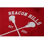 BEACON HILLS LACROSSE Maroon Hoodie Wolf Stiles Stilinski Teen 24 Tracksuits Pullovers Cheap Crewnecks Sweatshirts Moleton