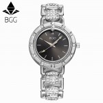 BGG Brand Women steel dress watches ladies Luxury simple Casual quartz watch relogio feminino female rhinestone gold clock hours