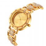 BGG Brand Women steel dress watches ladies Luxury simple Casual quartz watch relogio feminino female rhinestone gold clock hours