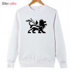 BITTER COFFEE 2017 Autumn and winter  Lion Of Judah  Reggae Bob Marley Rasta printing Hoodies & Sweatshirts Plus Size