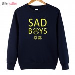 BITTER COFFEE 2017 SAD BOYS Autumn Winter O Neck  sweatshirt  Hoodies & Sweatshirts Plus Size