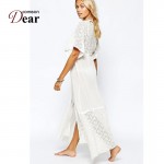 BJ283 Comeondear Hot Sale Beach Wear 2 Colors Long Lace Women Vestidos De Playa Top Selling Super Deal Sexy Summer Beach Dress