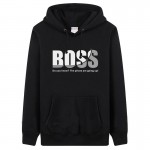 BOSS mens performance hoodies letter printed sportswear hoodies pullover sweatshirt fashion style plus size jacket free shipping