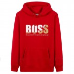 BOSS mens performance hoodies letter printed sportswear hoodies pullover sweatshirt fashion style plus size jacket free shipping