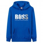 BOSS mens performance hoodies letter printed sportswear hoodies pullover sweatshirt fashion style plus size jacket free shipping