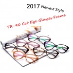 BOYEDA Fashion TR90 Cat Eye Glasses Women Optica Spectacle Frame Female Clear Computer Vintage Eyeglasses Frame Retro Eyewear