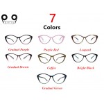 BOYEDA Fashion TR90 Cat Eye Glasses Women Optica Spectacle Frame Female Clear Computer Vintage Eyeglasses Frame Retro Eyewear