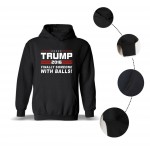 BTS 2017 Donald Trump Hoodies Letter Printed Sweatshirt Mens Hoodies and Sweatshirts Donald Trump Pullover XXXXL