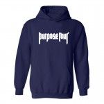 BTS 2017 Fashion PURPOSE TOUR Hooded Hoodies JUSTIN BIEBER Hoodies and Sweatshirts super star clothing Plus Size 4XL