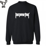 BTS 2017 New Arrival Mens Purpose Tour Hoodies and Sweatshirts justin bieber purpose tour Sweatshirt Men Hoodie Hip Hop Pullover