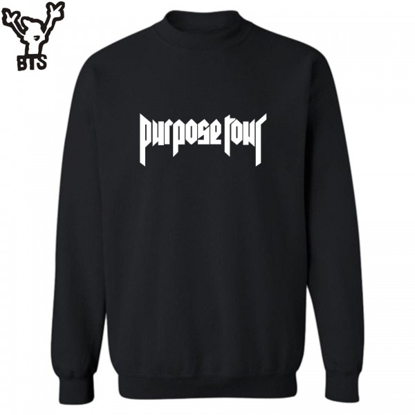 BTS 2017 New Arrival Mens Purpose Tour Hoodies and Sweatshirts justin bieber purpose tour Sweatshirt Men Hoodie Hip Hop Pullover