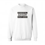 BTS Autumn European Style fashion casual Parental Advisory Explicit Content streetwear man fleece hoodies sweatshirt 