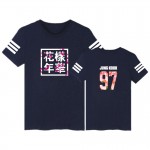 BTS Summer BTS t shirts letter print short sleeve t-shirt fashion costumes camisetas top and tee plus size couple clothes XXXXL