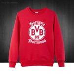 BVB Borussia Dortmund Foot ball Boy Mens Hoodies  2016 Autumn Winter Pullover Novelty Long Sleeve Cotton Sweatshirts For Man