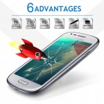 Baixin Premium 0.3mm 2.5D Tempered Glass Explosion Proof Screen Protector for Samsung Galaxy S3 i9300 i9305 Protective Film Case