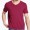 Wine Red V Neck9