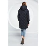 Basic Vogue Women Winter Quilted Long Parka Down Jacket with Hood - Y16028