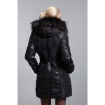 Basic-editions Genuine brand Women Jacke Parka With Fox Fur white duck feather Slim  women's down jacket  ZY11054 Free shipping