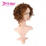 Best Kinky Curly Short Wigs For Black Women Synthetic Wigs Brown Wig Perruque Synthetic Women Pelucas Pelo Natural Pruiken Soft 