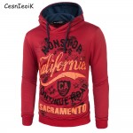 Best price and good quality!Men's casual hooded Casual Hoodie coat man Letter Print slim Sweatshirts Jackets M-4XL(asian size)