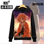 Beyond the boundary Hoodies animation around Kuriyama future Japanese men and women autumn and winter clothes plus velvet7