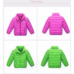 BibiCola 2016 autumn winter children outerwear baby boys girls warm coat kids casual down jacket cotton-padded clothes tracksuit