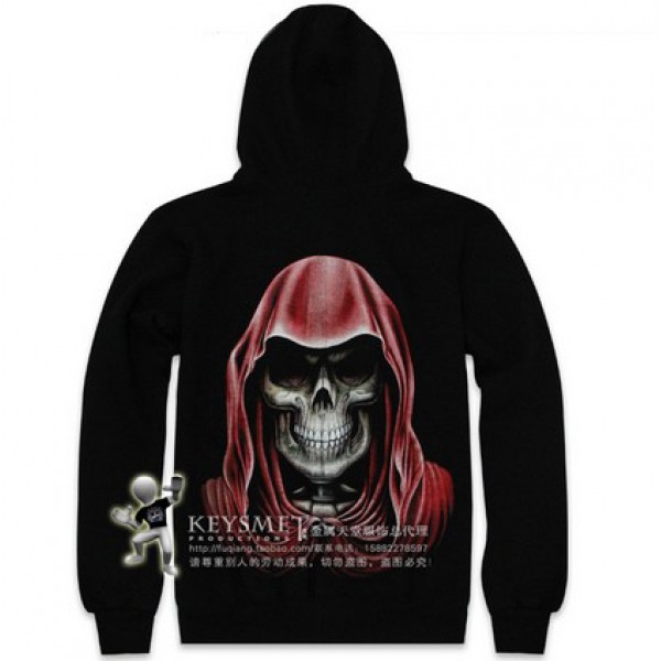 Big Skull hoodie men new style long sleeve 3D sweatshirt printing men's sweatshirts streetwear Hip hop hoodies free ship